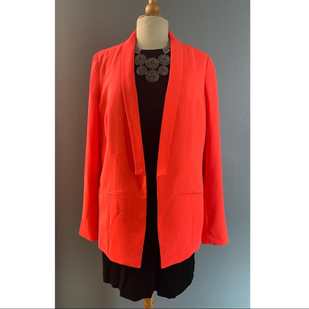 Neon Coral Blazer